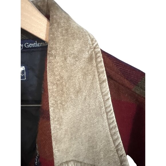 Ivy Crew Explorer Mens XXL Plaid Button-Up Shacket W/Suede Elbow Patches & Colla - Picture 4 of 6